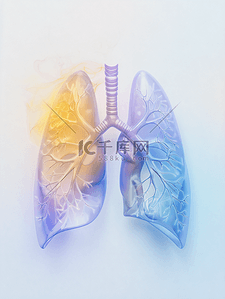 腹式呼吸胸式呼吸插画图片_防尘雾霾呼吸内科