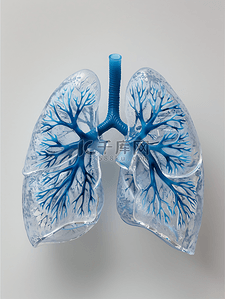 呼吸灯效果动图插画图片_肺部健康呼吸内科
