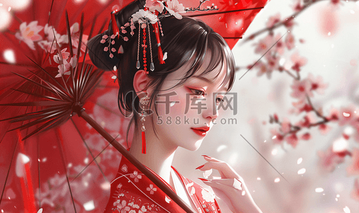 love粉色插画图片_520情人节七夕拼色背景