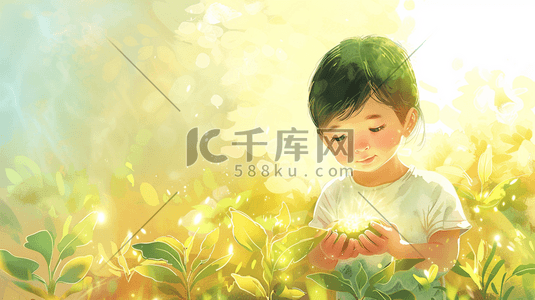 卡通儿童风格插画图片_彩色手绘卡通儿童水果蔬菜的插画