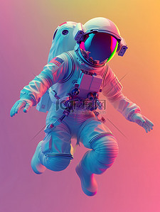 宇宙插图插画图片_可爱的孩子宇航员插图