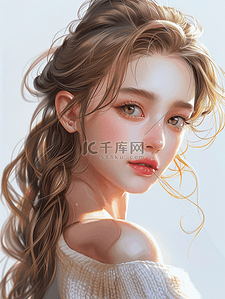 社区矫正形象墙插画图片_检查视力的女性点赞形象