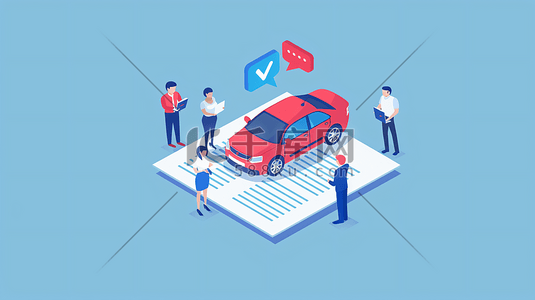 软件合同模板插画图片_汽车保险合约合同31