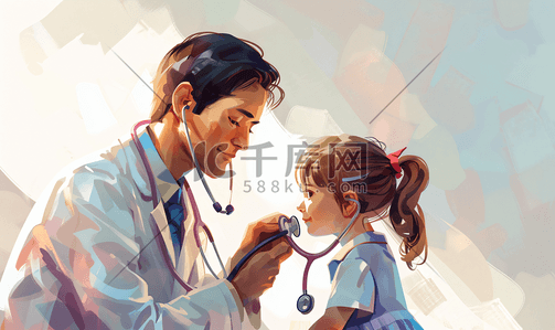 照顾小女孩的医生