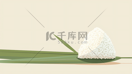 传统点心插画图片_端午节传统美食粽子14