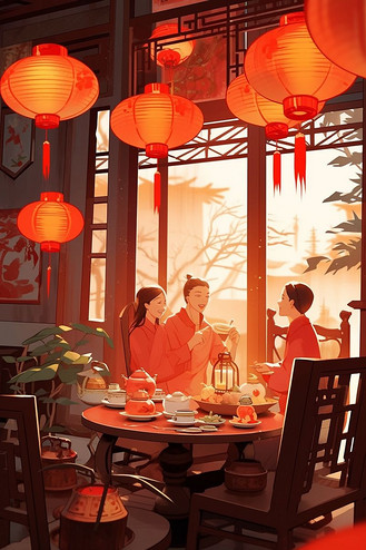 新年圆灯笼图片_新年圆灯笼素材-新年圆灯笼图片大全-千库网