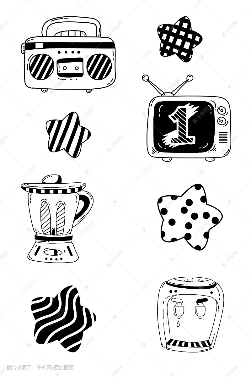 手账卡通手绘插画图片