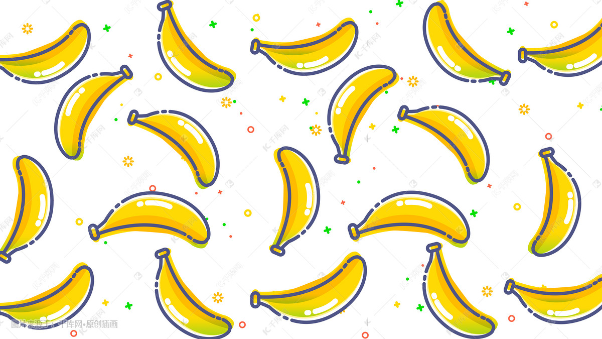 mbe风格香蕉水果背景