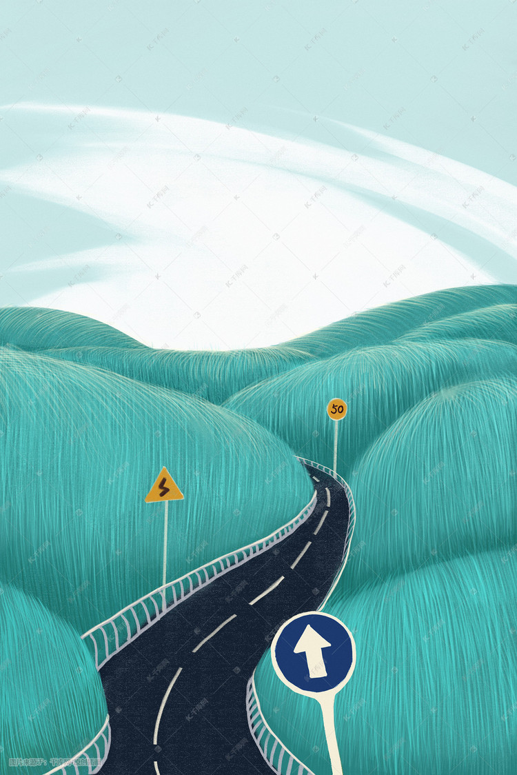 公路风景> / 免抠艺术字免抠元素 开通元素vip 装饰图案卡通手绘免抠