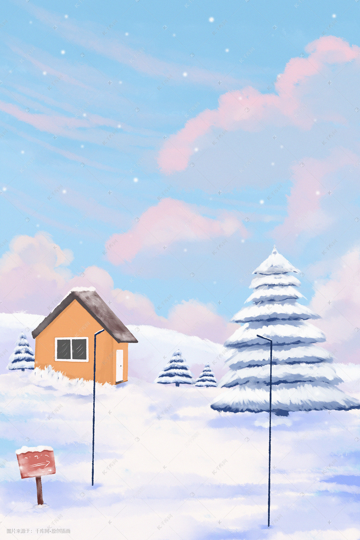 温暖的冬天|插画|儿童插画|鹿柒love - 原创作品 - 站酷 (ZCOOL)