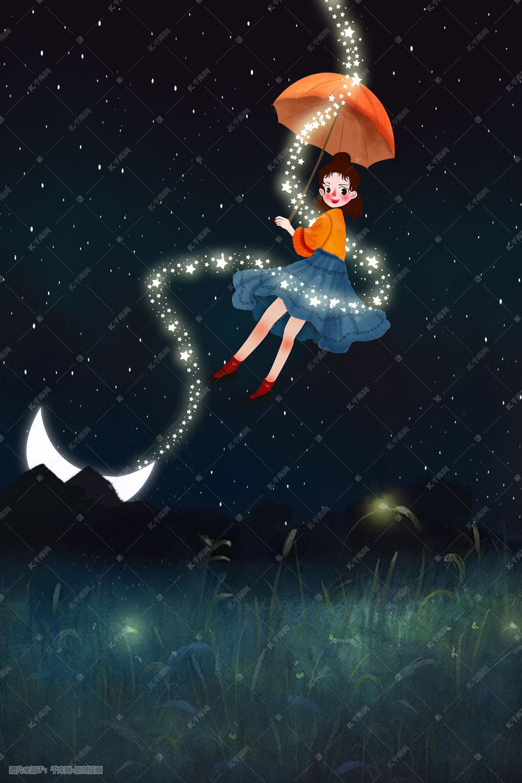 仲夏夜飞舞的夜精灵
