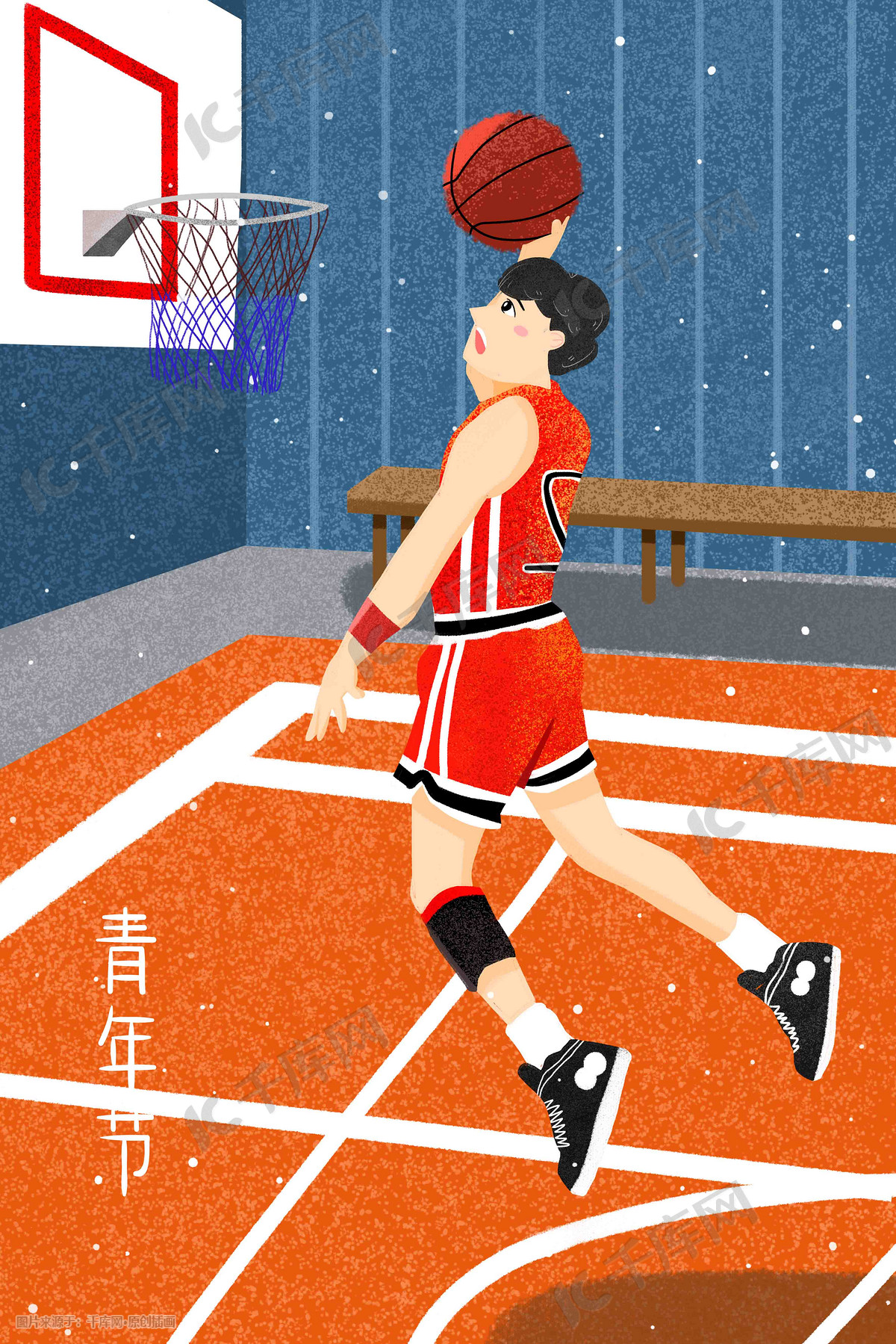 乔丹篮球|插画|商业插画|玩物丧志 - 原创作品 - 站酷 (ZCOOL)