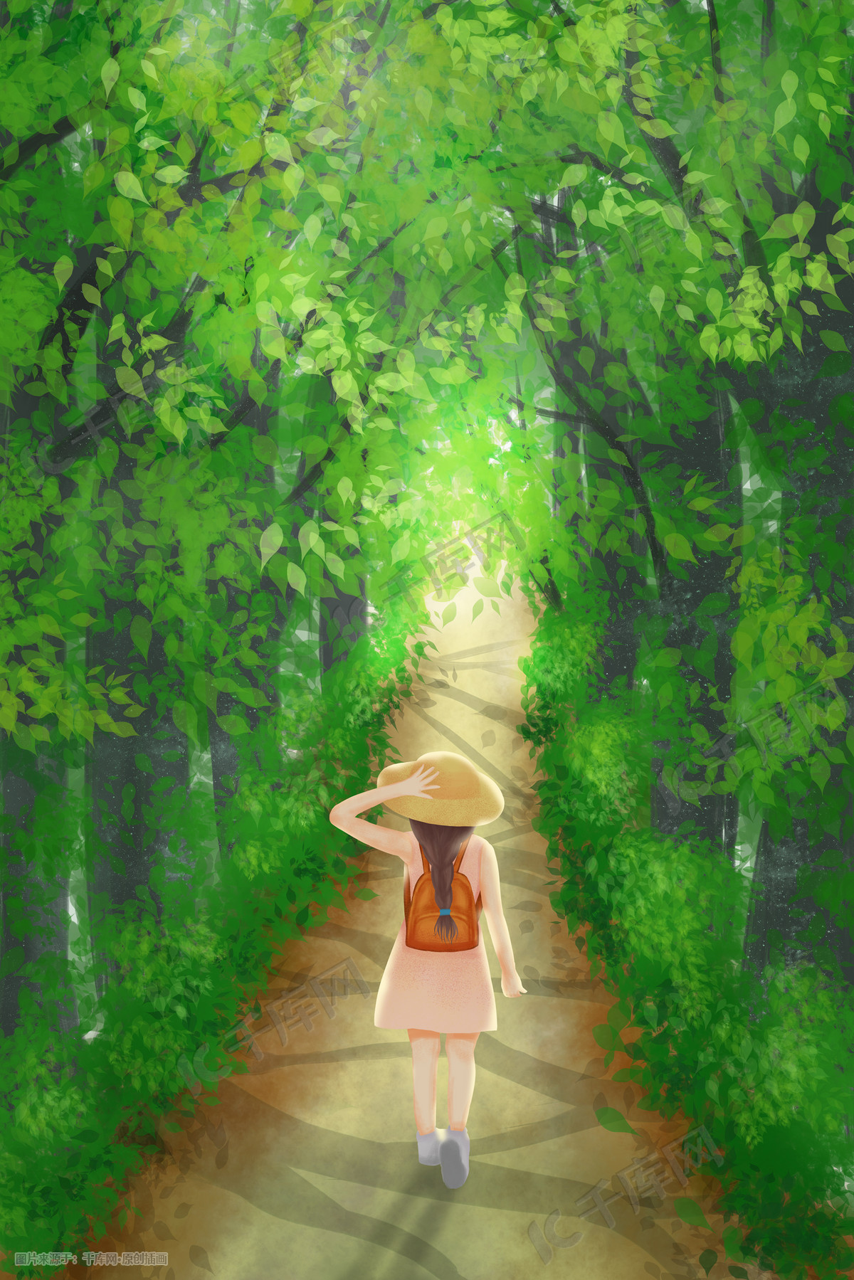韩国插画师aeppol《森林女孩日记》 - 堆糖，美图壁纸兴趣社区