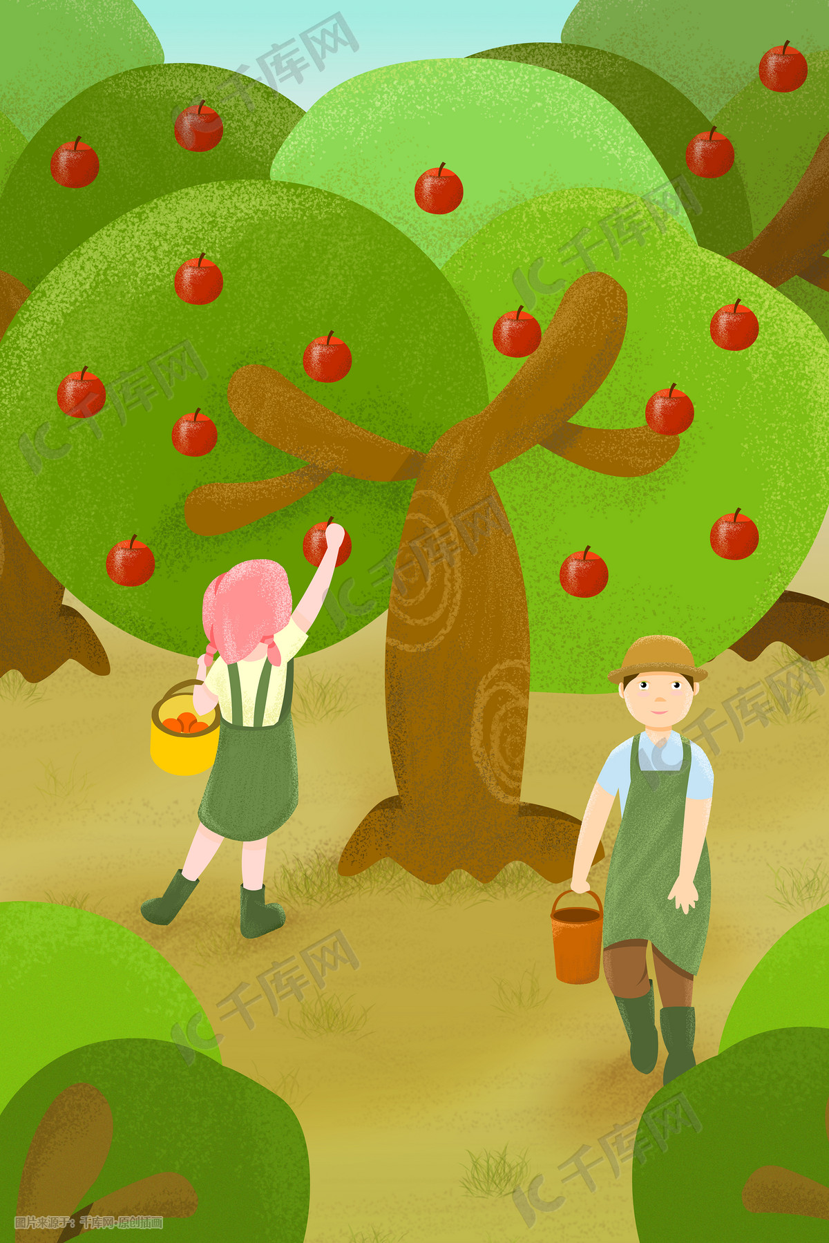 果园系列|插画|商业插画|yonini - 原创作品 - 站酷 (ZCOOL)
