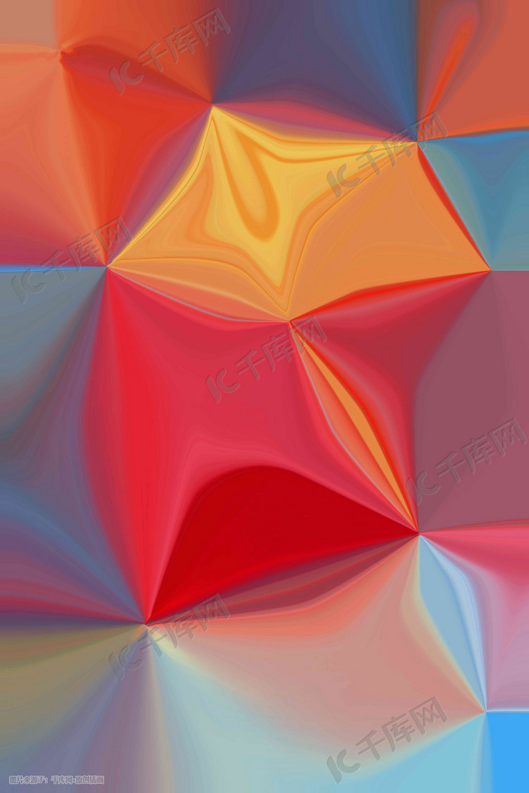 炫彩几何玻璃质感纹理背景