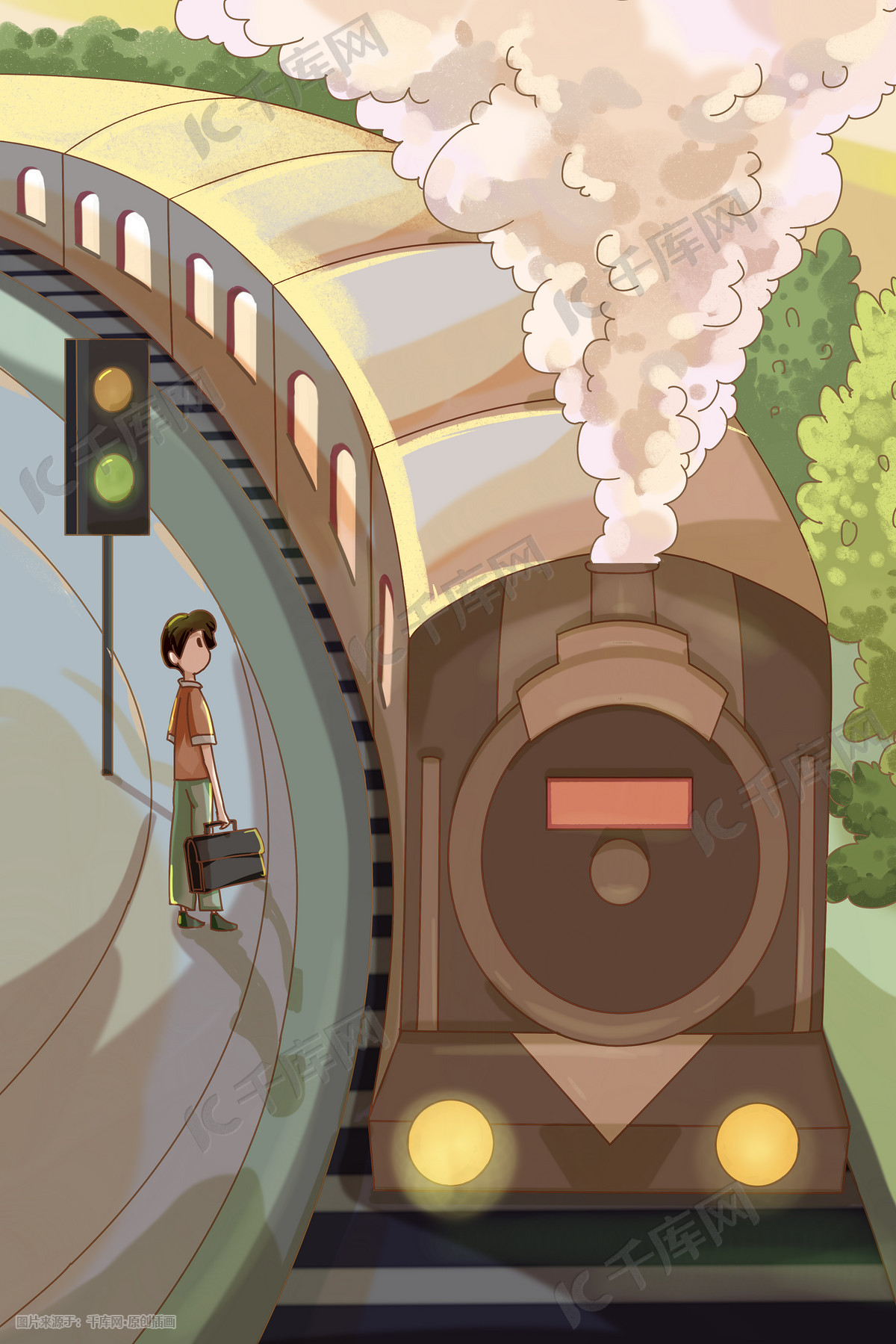 儿童旅行乘火车 向量例证. 插画 包括有 例证, 幼儿园老师, 孩子, 幼稚园, 铁路, 乘客, 作用, 朋友 - 39577709