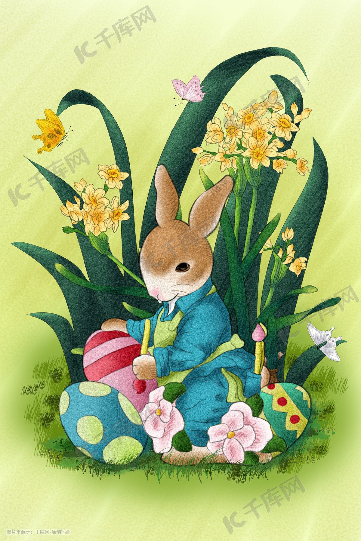 复活节兔子图片_复活节兔子彩蛋图片_淘宝助理