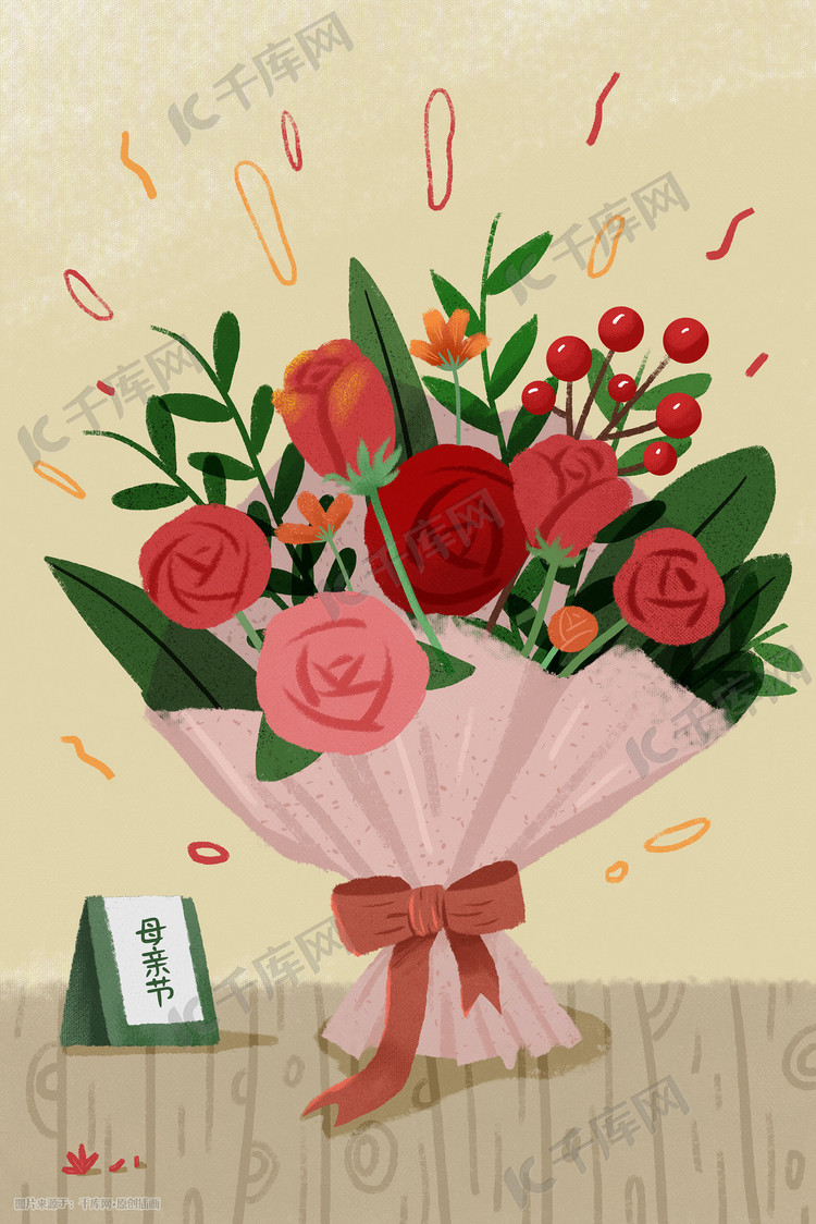母亲节女神节鲜花先给妈妈