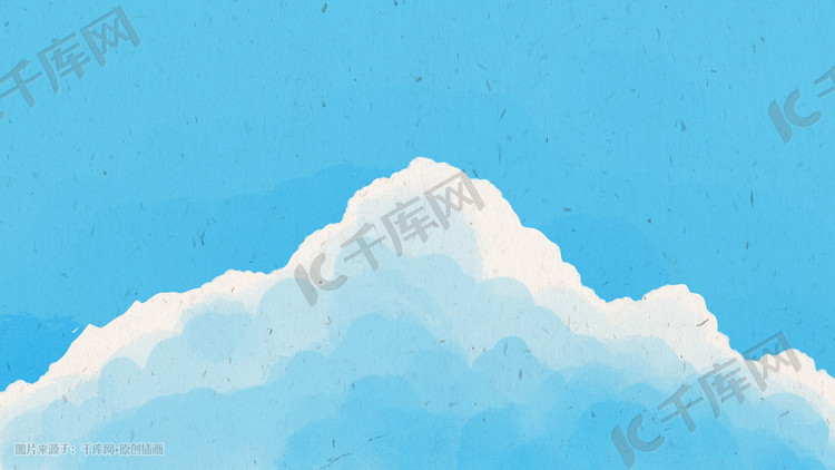 夏天晴空素材蓝天白云背景图