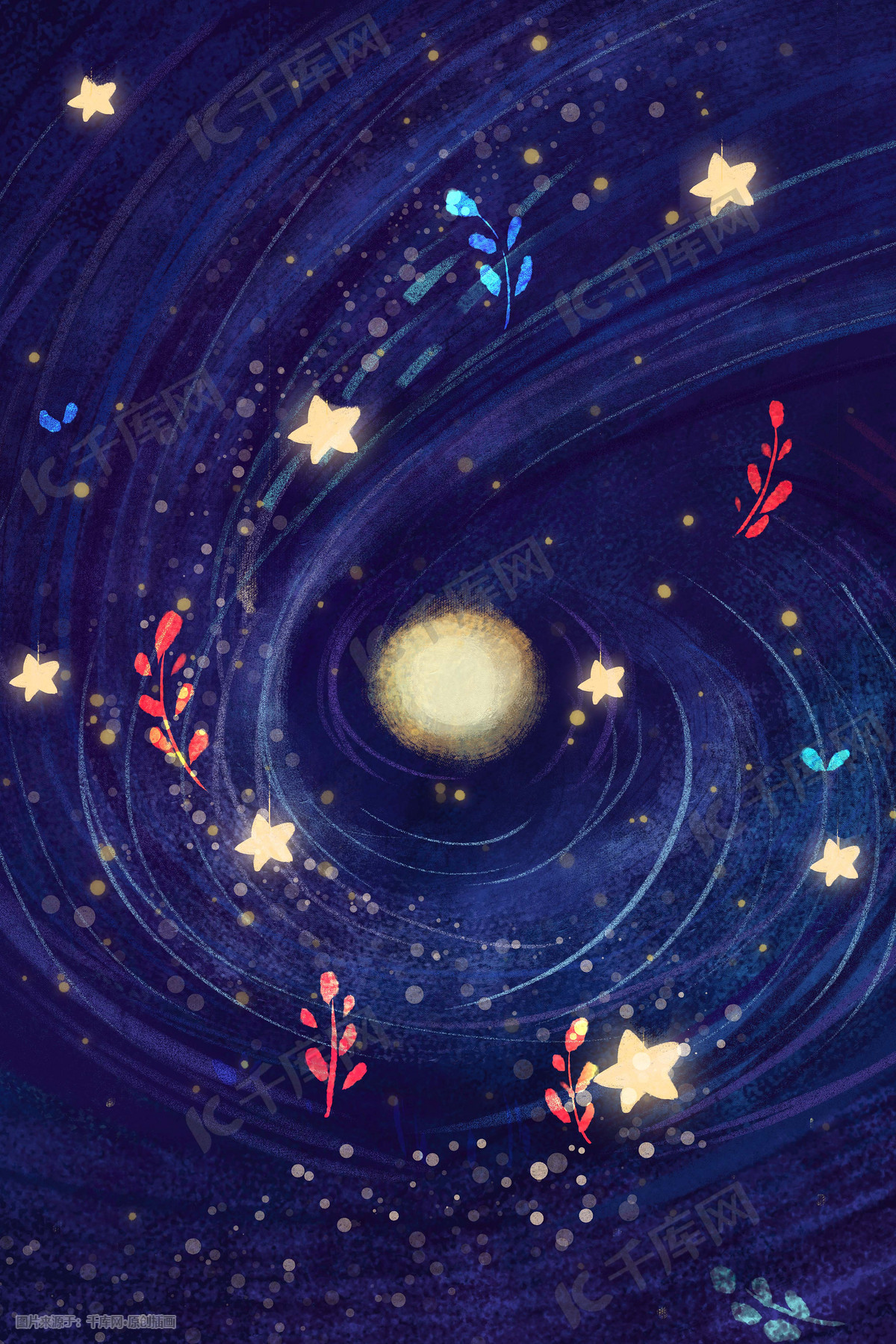 星空夜空星系宇宙幻想梦幻插画图片 千库网 插画id 星空夜空星系宇宙幻想梦幻插画图片 千库网 插画id