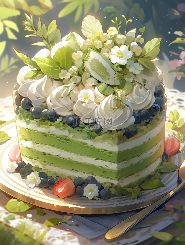 生日蛋糕抹茶美味蛋糕11