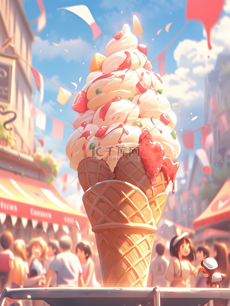 夏天巨大的冰淇淋16