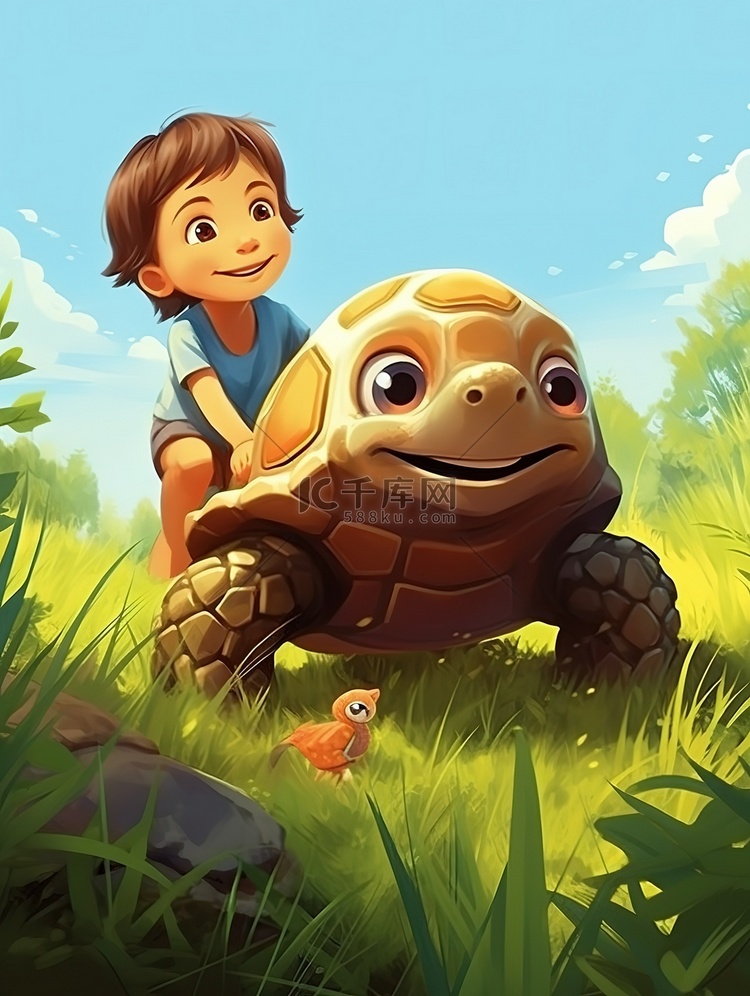 一只可爱的小乌龟儿童绘本11