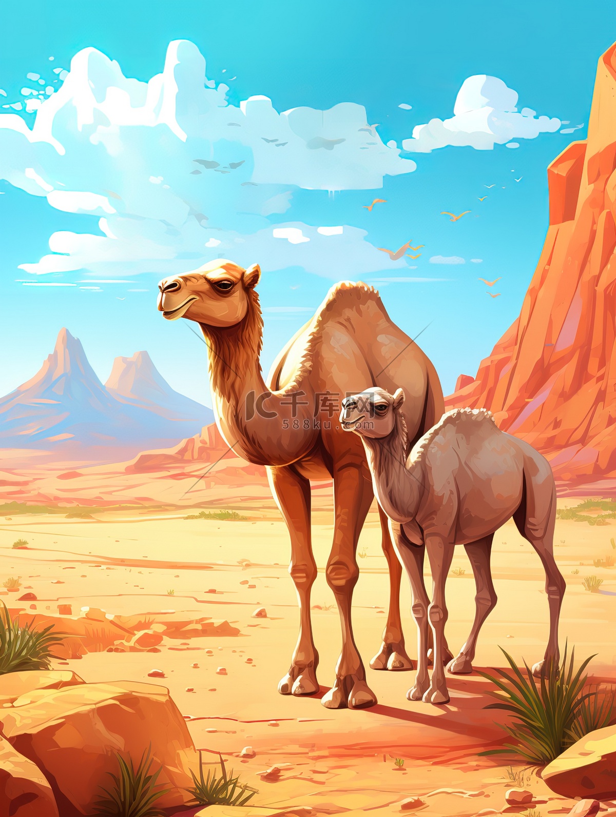 钢笔画-骆驼|纯艺术|绘画|py70 - 原创作品 - 站酷 (ZCOOL)