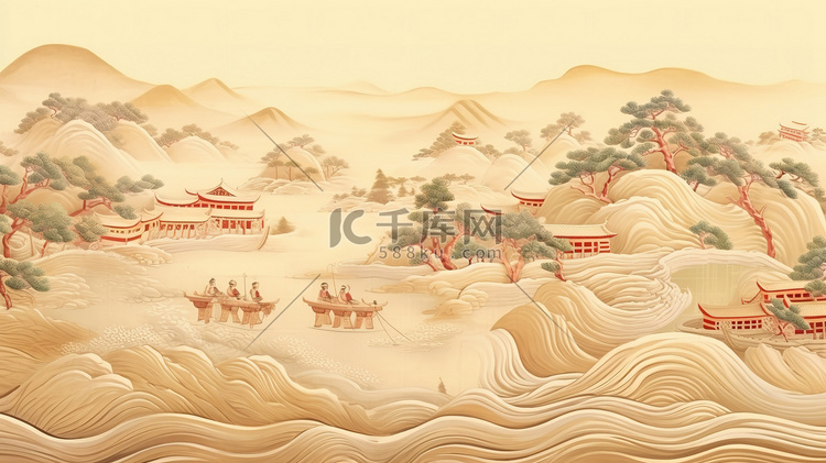 中国古代风景长卷轴绘画13