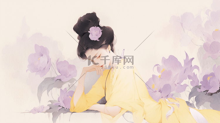 中国风古典美女插画12