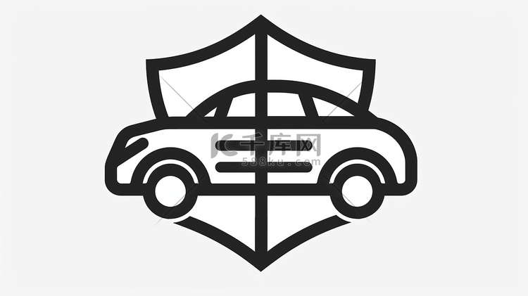 汽车保险图标符号6