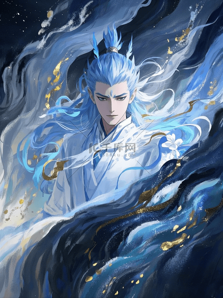 敖丙龙王三太子唯美壁纸插图