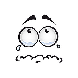 卡通眼泪哭