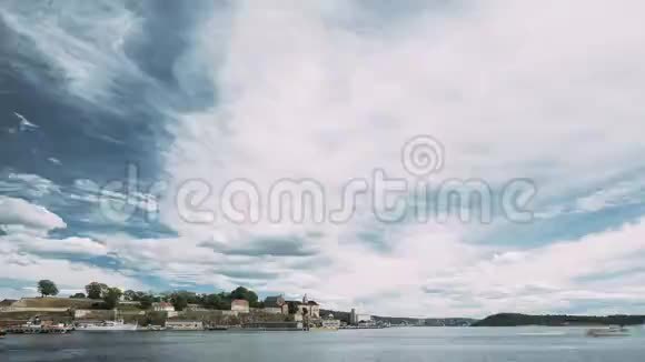 挪威奥斯陆 夏天的阿克修斯要塞 著名和受欢迎的地方 4k 千库网 挪威奥斯陆 夏天的阿克修斯要塞 著名和受欢迎的地方 4k 千库网