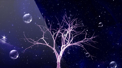星空实拍视频素材梦幻星空生长树婚庆婚礼浪漫舞台背景