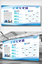 创意企业宣传文化墙设计素材图片