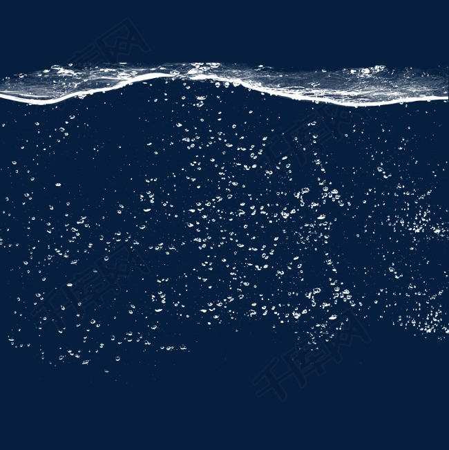 飞溅的白色浪花元素