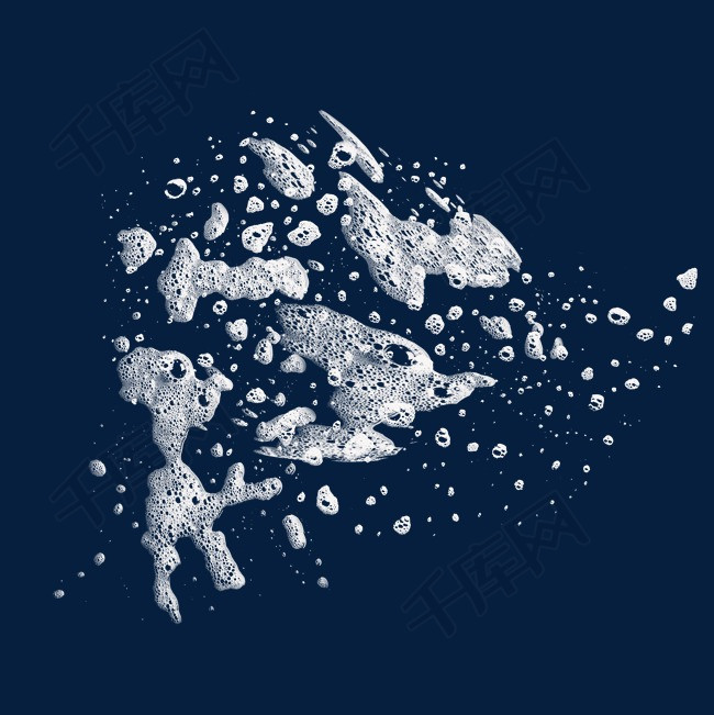 梦幻白色肥皂泡沫设计素材图片免费下载_高清psd_千库网(图片编号