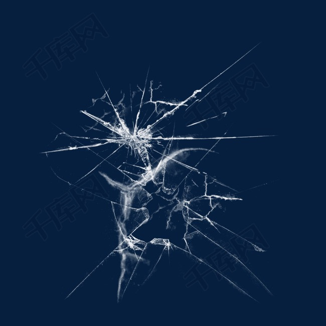 玻璃裂痕效果元素素材图片免费下载_高清psd_千库网(图片编号10622892