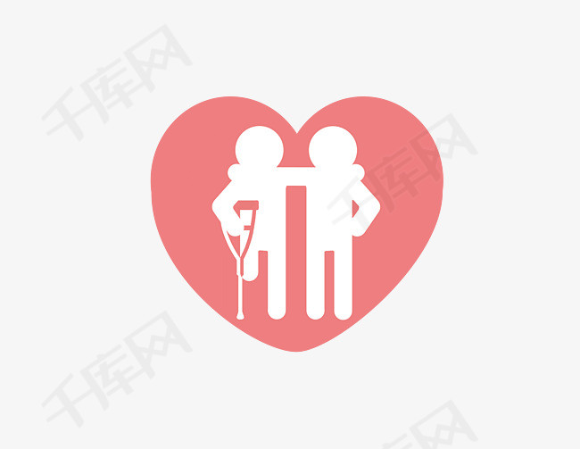 全国助残日关爱残疾人士png图片素材图片免费下载_高清psd_千库网