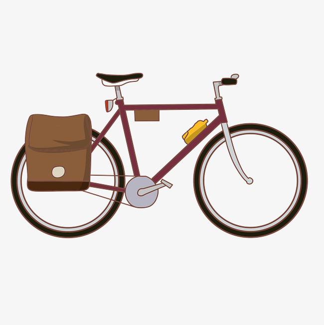 二八大跨自行车插画素材图片免费下载_