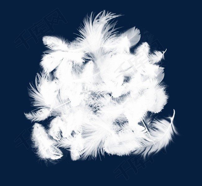 白色羽绒白鸭绒素材图片免费下载-千库网