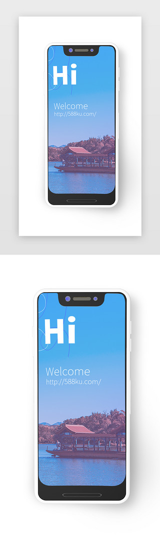 灰色安卓标志UI设计素材_安卓样机手机模型建模UI模板