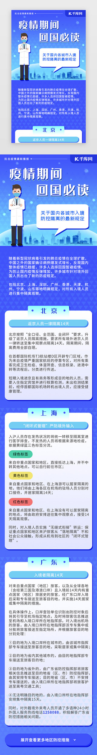 全球疫情防控各城市隔离措施H5