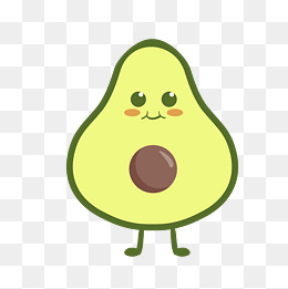 鸡蛋牛油果矢量素材