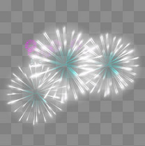 浪漫唯美烟火2019新年背景海报背景图片免费