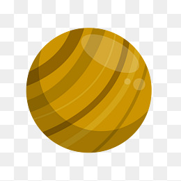 卡通宇宙光滑星球免扣装饰素材