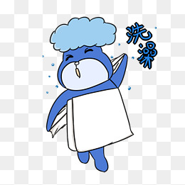 表情给你小花小女孩插画