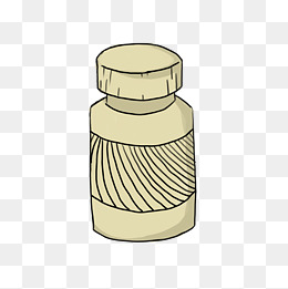 药瓶药品医院医药手绘