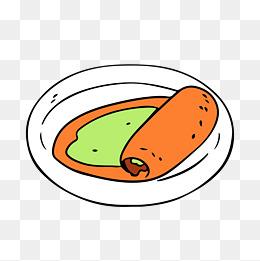 暑期暑假夏天夏季早餐鸡蛋饼免抠素材